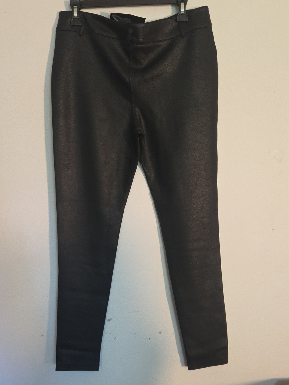 Women’s Black Coated Leggings - Picture 5 of 6